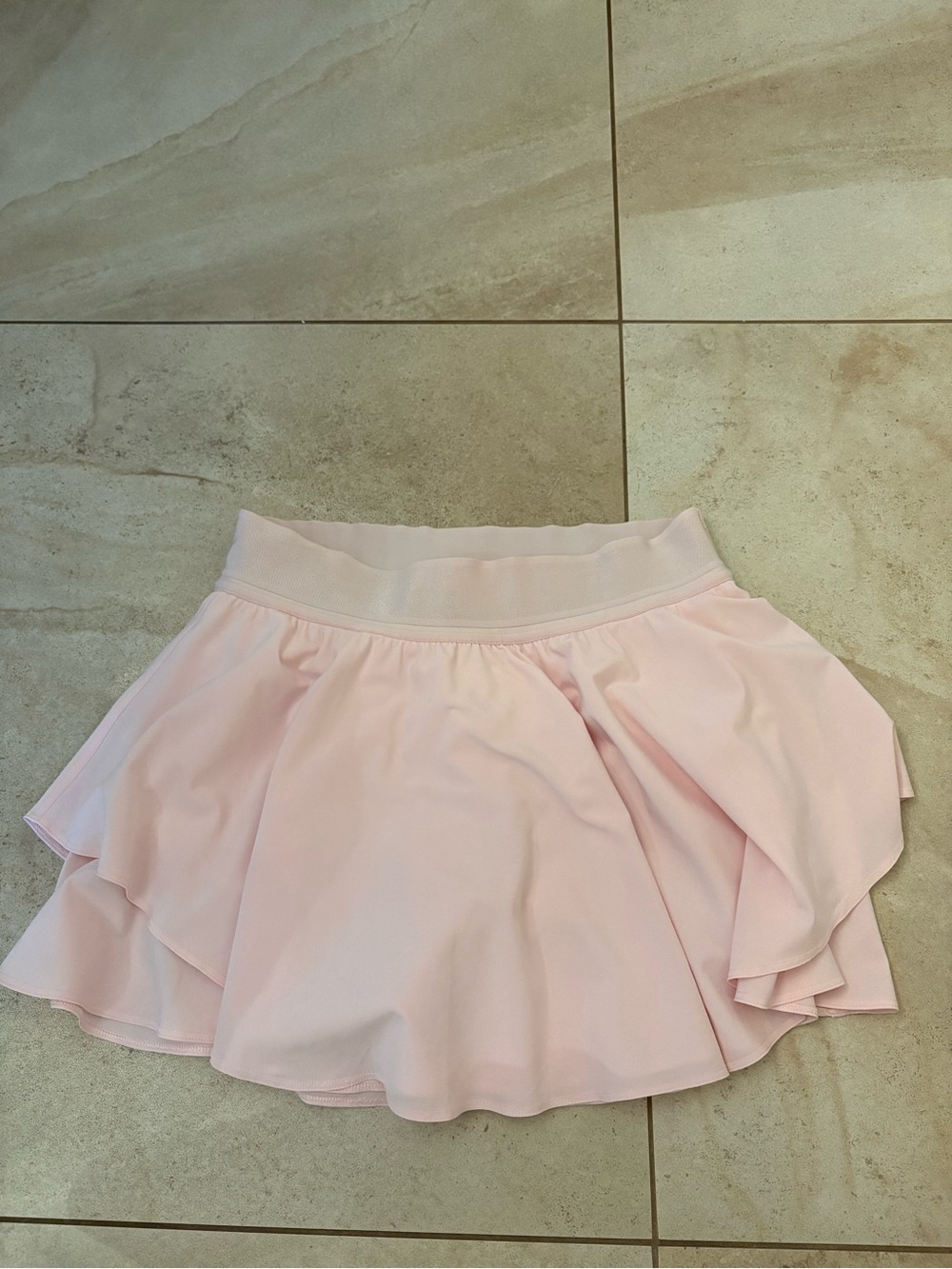 lululemon athletica Strawberry Milkshake Pink Layered Skater Skirt